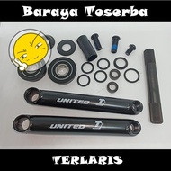 Gir Gear Crank Set sepeda BMX United BB USA Sepeda MTB BMX SELI