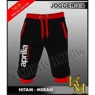 APRILIA RACING MOTO GP NEW 3 4 JOGGER SHORTS