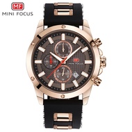 MINI FOCUS 0089 Men's Army Sports Quartz Watches Silicone Strap Chronograph Wrist Watch for Man Relogios Masculino Clock 0089G.03