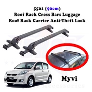 5501 (90cm) Car Roof Rack Roof Carrier Box Anti-theft Lock  Cross Bar Roof Bar Rak Bumbung Rak Bagasi Kereta - MYVI