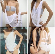 try yorata l Drape pants bikini bottom