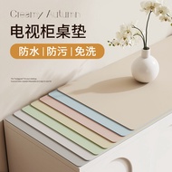 TV Cabinet Table Mat Waterproof No-Clean Tablecloth Sideboard Cabinet Desktop Protective Pad Shoe Cabinet Table Top Anti-Dirty Pad Dustproof Cover Cloth