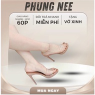 9cm strappy high heels - Flattering, comfortable feet
