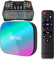 Android TV Box 9.0 [4GB+128GB], Amlogic S905X3 64-Bit Quad Core Cortex-A55 CPU Smart TV Box USB 3.0 