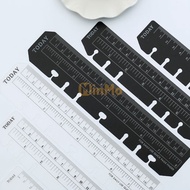 A5 A6 6-Hole Binder Ruler Transparent Binder Ruler