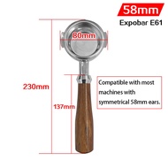 【SG Ready】Coffee 58mm Bottomless Portafilter（2 Ear） for Espresso Coffee Machine Compatible with E61 