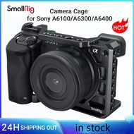 SmallRig 3164 DSLR A6400 Camera Cage with Silicone Handle Handgrip & Cold Shoe ,Case Rig Set for Son