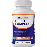 Vitamatic Lactobacillus 22BCFUD Sustained Release Capsules 60 Capsules, Containing Prebiotics, Suppo