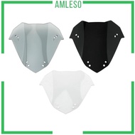 [Amleso] Motorcycle Windshield Wind Screen Accessories Easy Installation Replaces Repair Parts Wind Deflector Front for Xmax300