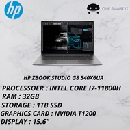 HP ZBOOK STUDIO G8 I7-11800H 32GB 1TB SSD NVIDIA T1200 LAPTOP