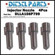 4Pcs/Set Diesel Fuel Injector Nozzle Tips 093400-7990 DLLA156P799 for ISUZU 4HK1 4HJ1 4HL1 6HL1 / Fu