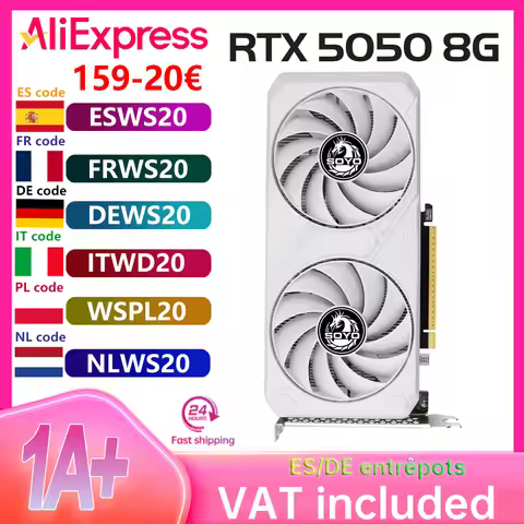 SOYO Graphics Cards RTX 5050 8G GDDR6 128Bit GPU NVIDIA PC Computer components PCIE X16 5.0 Gaming V