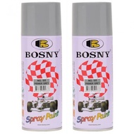 2 cans Bosny Spray Paint No. 68 Primer Grey Ordinary Color