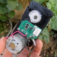 Motor DC 12V 24V 365 DC dengan kit papan kotak gear aksesori mesin layan diri motor (90% baharu)