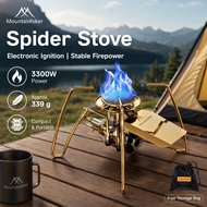MOUNTAINHIKER Outdoor camping spider stove 3300W with accessories black portable spider stove foldab