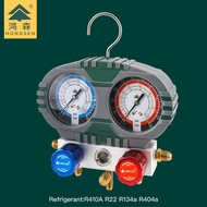 【Big-promotion】 Refrigerant Manifold Gauge Air Condition Refrigeration Set Air Conditioning Tools R22 R410a R404a R134a