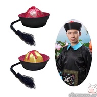 ELEGA Chinese Eunuch Hat Chinese Imperial Hat for Dress Up and Photography Props
