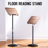 Floor Book Stand For Reading Adjustable Podium Stand Music Sheet Wooden Drawing Stand Holder
