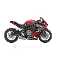 Hugsticker สติ๊กเกอร์ติดรถ สติ๊กเกอร์ CBR650R ลาย Marc (ชุดเต็ม)