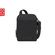 ilovetogo กระเป๋า Travelon - 43417 Anti-Theft Metro Stadium Mini Crossbody สี Black