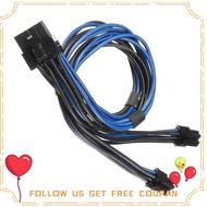 Dual Mini 6 Pin to 8 Pin PCI Express Video Card Power Adapter Cable for  Pro Tower / Power  G5 15-In