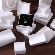 Jewelry Box with Sponge/Door Gift Box/White Green World Cover Jewelry Storage Box/Jewelries Boxes fo