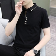 polo t shirt men baju t shirt lelaki berkolar Baju polo kapas musim panas, kemeja kerah lelaki, t-sh