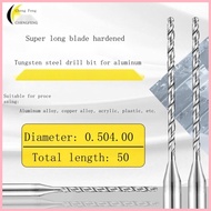 65 Degree Tungsten Steel Extended Blade Fixed Shank Drill Bit For Aluminum, Carbide Drill Bit D0.5-D