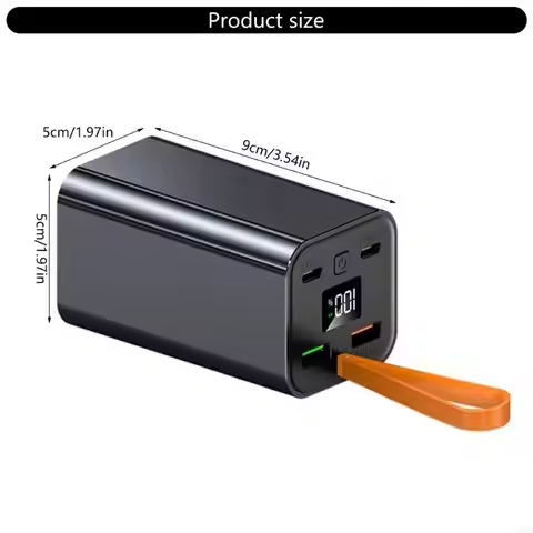 X6HA 20000mAh PowerBank with 22.5W Fast USB C Output Port & Input Port LED for Phone