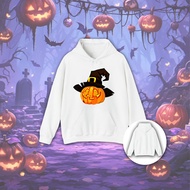 Halloween Long-Sleeved Hoodie Warm Comfortable To Wear Printed Pattern Resistant Shrinkage And Lint-