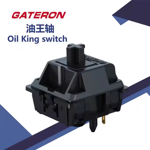 Gateron new Oil king 2.0 switch 5pin Self-Lubricating linear handle 55gf Mechanical keyboard switch 