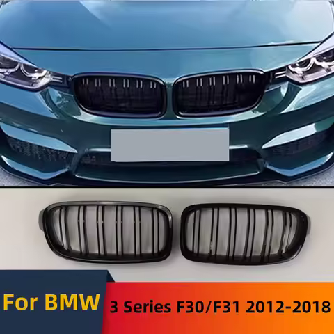 Sport Front Bumper Grille Grill Inlet Mesh Grid Tuning Trim For BMW 3 Series F30 F31 F35 318i 320i 3