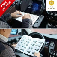READY STOCK🇲🇾 Car Table Car Steering Wheel Table Multifunction Tray Laptop Food Dining Eat Work Drin