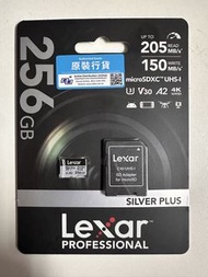 高速傳輸 Lexar Professional 256GB micro SD XC UHS-I V30 A2 記憶卡 SD卡