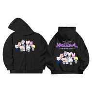 Hoodie Zipper Stray Kids Kpop Skz Skz Skzoo University Magicschool Zipper Jacket SKZ Felix Seungmin 
