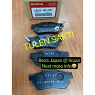 NISSIN > CITY TMO SEL SAA / JAZZ GD3 GE8 (2003-2013) CIVIC SR3 SR4 SO4 REAR DISC BRAKE PAD SET  4302