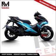 Aerox 155 Decal Sticker Aerox 155 Decal Sticker Aerox Full Body Striping Aerox Petronas Decal