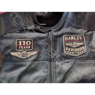 PROMO Rompi Kulit Vest Harley Davidson 110 Years Anniversary