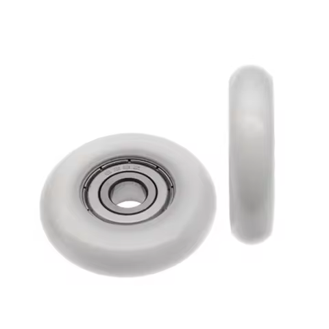 10PCS BSR62840-10 round POM Roller 8x40x10mm for Rowing Machine Seat Wheels OD 40mm Plastic Bearing 