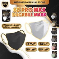 10pcs Mask Duckbill mask 3D Upgraded 4ply Disposable Mask Face Mask Medical Mask 6D Mask Viral