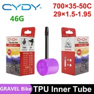 CYDY TPU 700C GRAVEL Road Bike Inner Tube 700x35-50C For 35C 38C 40C 45C 50C Tire Bicyele Camera MTB