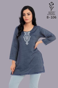 Jeel Soft Denim Kurti Size S  M  3XL