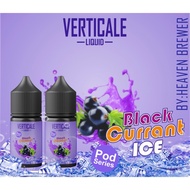 HOT ITEM! VERTICALE LIQUID POD SERIES RASA BLACKCURRANT ICE MINT 30 ML KISMIS HITAM ICELIQUID30 ML M