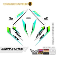 SUPRA STRIPING GTR 150 MOTIF 19 SUPRA VARIATION STRIPING/ GTR VARIATION MOTORCYCLE STICKER/ SUPRA ST