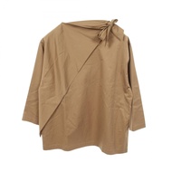 [Used] Hermes HERMES Blouse Twilly Neck 2H0609DB Braun Cotton Twilly Neck Blouse Women's Used A