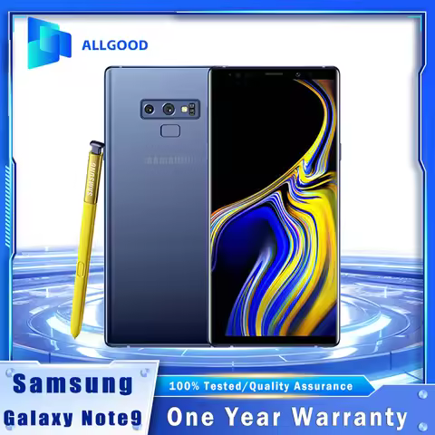 Original Samsung Galaxy Note 9 N960U1 6.4" 2K AMOLED 6GB/8GB RAM 128GB/512GB ROM Snapdragon 845 Dual