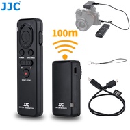 JJC RMT-VP1K 100m Long Distance Radio Wireless Remote Control for Sony Camera Camcorder ZV-1 A7M4 A7R5 A7R4 A7S3 A7 A7R IV A7S III II  A1 A9 A58 A68 A77 II A99 II A6000 A6100 A6300 A6400 A6500 A6600 RX100 VII VI V IV III II RX10M4 RX10 IV III II RXIR II