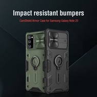三星 Samsung Galaxy Note 20 5G - Nillkin 黑犀系列 保護鏡頭滑蓋設計 防摔手機殼 保護殼 手機套 硬殼 CamShield Armor Case
