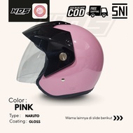 Adult Bogo Helmet HDS Helmet SNI Batman Pink Glossy Half Face Men Hijab BunWanita (2)