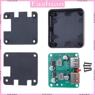 NAV Double USB 5-30V 3A To 5V 3A 9V 2A 12V 1 5A Fast Charge Module Solar Panel Power